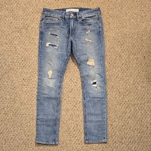 Express Men's Alec 31x30 Super Skinny Jeans